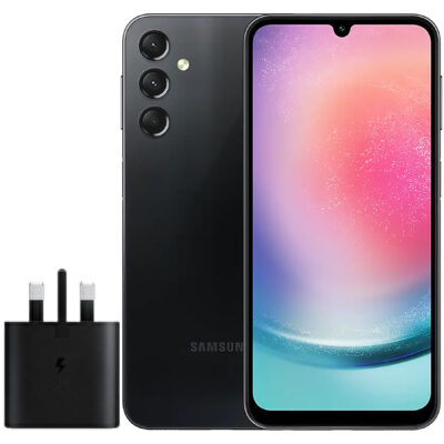 گوشی موبایل سامسونگ مدل Galaxy A24 4G دو سیم کارت ظرفیت 128 گیگابایت و رم 6 گیگابایت به همراه شارژر سامسونگ - ویتنام