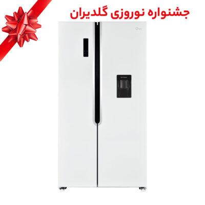 یخچال و فریزر ساید بای ساید 28 فوت جی پلاس مدل GSS-P7525W - جشنواره نوروزی گلدیران